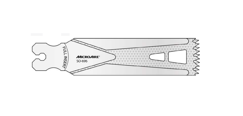 Microaire Surgical Oscillating Blades - BLADE, SAW, OSC, LARGE, 25.4MMX90MMX0.9MM - SO-696