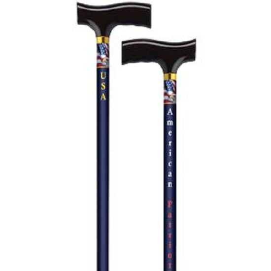 Cane with Fritz Handle - American Patriot