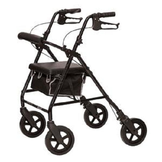 Aluminum Patient Rollator - Black