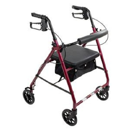 Patient Rollator - Burgundy