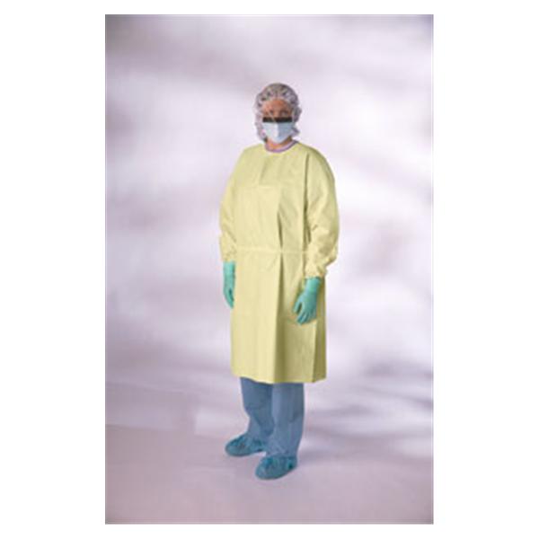 Medline Industries  Gown Isolation Regular / Large Yellow 100/Ca (NONLV315)