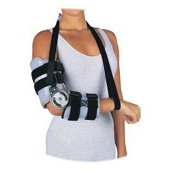 DJO Brace IROM Adult Elbow Aluminum Black Size Large Right Ea (110180413066)