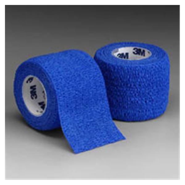 3M Medical Products Bandage Coban Wrap Elastic 4"x5yd Latex Non-Sterile Blue 18/Ca