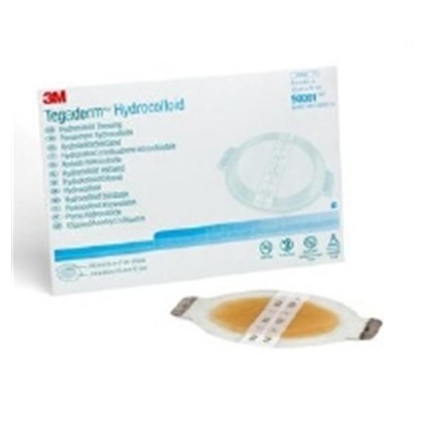 3M Medical Products Drsng Tegasorb Hdrcld 4x4.75 Ovl Thn Strl Adhs Trans Abs LF 5/BX, 20 BX/CA (90001)