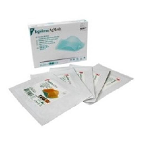 3M Medical Products Dressing Mesh Tegaderm Ag Silver 4x5" Sterile LF 5/Bx, 4 BX/CA (90501)