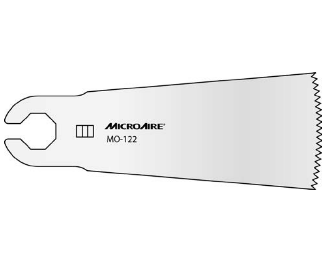 Microaire Surgical Oscillating Blades - BLADE, SAW, LRG, OSC.31.5MMX50MMX1.6MM - MO-122