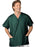 Fashion Seal Healthcare Unisex Fashion Poplin V-Neck 3-Pocket Scrub Shirt