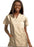 Fashion Seal Healthcare Unisex Fashion Poplin V-Neck 3-Pocket Scrub Shirt