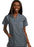 Fashion Seal Healthcare Unisex Fashion Poplin V-Neck 3-Pocket Scrub Shirt