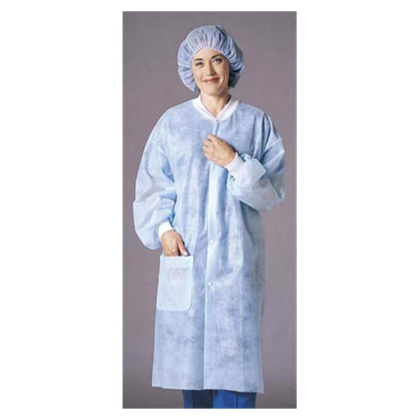 Busse Hospital Disposable Lab Coat Small / Medium White 30/Ca