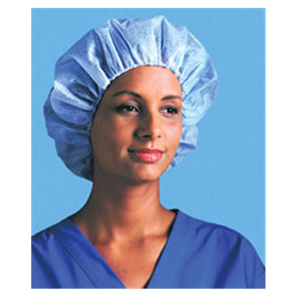 Busse Hospital Disposable Cap Bouffant Kool-Caps 21 in Large Blue 100/Bx