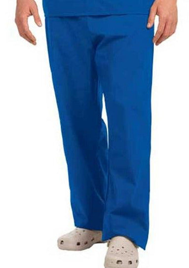 Unisex Fashion Poplin Fashion Scrub Pants Pewter Cobalt