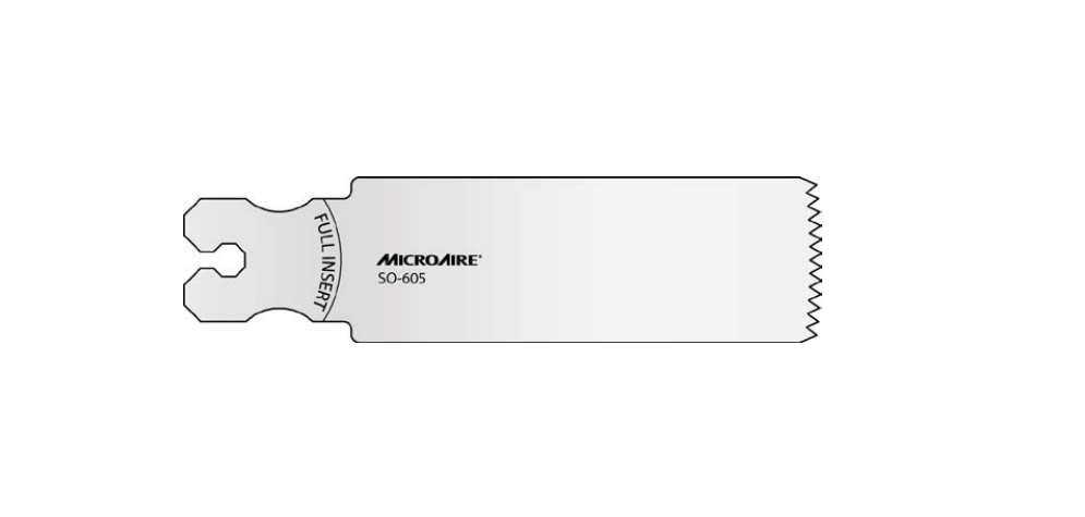 Microaire Surgical Oscillating Blades - BLADE, SAW, OSC, LARGE, 25.4MMX70MMX1MM - SO-605