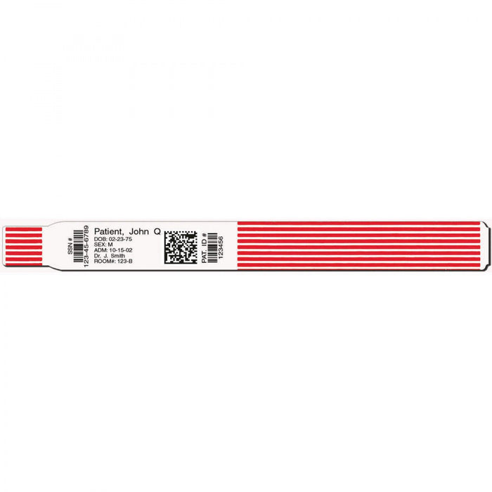 Scanband Plus Adult Bb Standard- 1" Core-Wound Out- Red 7901-16-Pdl