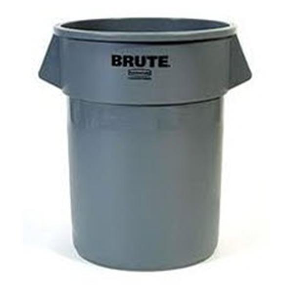 Rubbermaid Container Waste Brute Plastic 10gal Gray 6/Ca