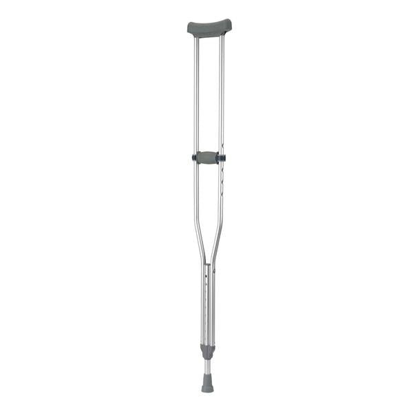 Drive Medical Designs Crutch EZ Adjust Aluminum 62-70" Adult 1Pr/Bx, 8 PR/CA (10430-8)