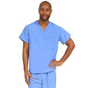 Medline PerforMAX Unisex Reversible V-Neck Scrub Top with 2