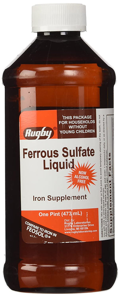  Ferrous Sulfate Elixir Iron Supplements