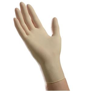 Ambitex Latex Exam Gloves Powder-Free Non-Sterile Medium, Cream