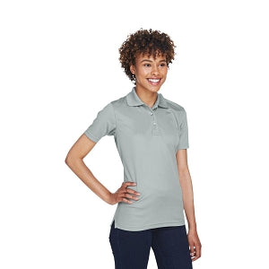 Ultraclub UltraClub Ladies' Cool & Dry Mesh Piqué Polo - 100% Polyester Cool and Dry Mesh Pique Polo Shirt, Women's, Gray, Size 3XL - 8210L GREY 3XL