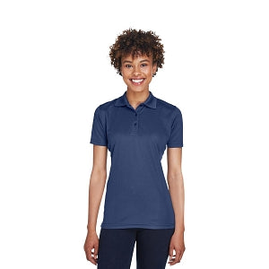 Ultraclub UltraClub Ladies' Cool & Dry Mesh Piqué Polo - 100% Polyester Cool and Dry Mesh Pique Polo Shirt, Women's, Navy, Size L - 8210L NAVY L