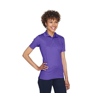 Ultraclub UltraClub Ladies' Cool & Dry Mesh Piqué Polo - 100% Polyester Cool and Dry Mesh Pique Polo Shirt, Women's, Purple, Size XL - 8210L PURP XL