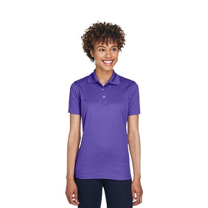 Ultraclub UltraClub Ladies' Cool & Dry Mesh Piqué Polo - 100% Polyester Cool and Dry Mesh Pique Polo Shirt, Women's, Purple, Size XL - 8210L PURP XL