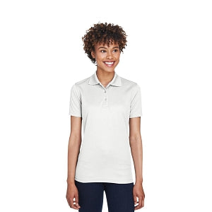 Ultraclub UltraClub Ladies' Cool & Dry Mesh Piqué Polo - 100% Polyester Cool and Dry Mesh Pique Polo Shirt, Women's, White, Size 3XL - 8210L WHITE 3XL