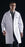 Medline Unisex Knee Length Lab Coats - Unisex Knee-Length Lab Coat, White, Size XL - 83044QHWXL