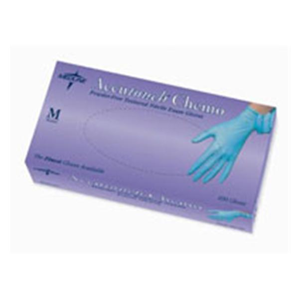 Medline Industries  Gloves Exam Accutouch Chemo Chm Aprvd PF Ntrl LF Lg Blu 100/Bx, 10 BX/CA (MDS192086)