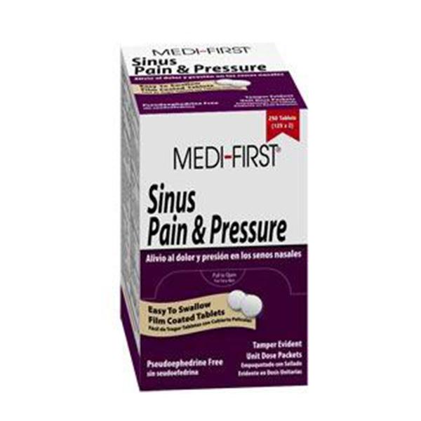 Medique Pharmaceuticals Medi-First Sinus Pressure Tablets 500/5mg 50x2/Bx