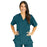 Medline PerforMAX Women's V-Neck Tunic Scrub Top with 2 Pockets - PerforMAX Women's V-Neck 2-Pocket Tunic Scrub Top, Size XL, Caribbean Blue - 839NNTXL