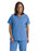 Medline PerforMAX Women's V-Neck Tunic Scrub Top with 2 Pockets - PerforMAX Women's V-Neck 2-Pocket Tunic Scrub Top, Size 5XL, Ceil Blue - 839NNT5XL