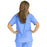 Medline PerforMAX Women's V-Neck Tunic Scrub Top with 2 Pockets - PerforMAX Women's V-Neck 2-Pocket Tunic Scrub Top, Size S, Ceil Blue - 839NNTS