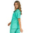 Medline PerforMAX Women's V-Neck Tunic Scrub Top with 2 Pockets - PerforMAX Women's V-Neck 2-Pocket Tunic Scrub Top, Size 5XL, Jade - 839NNT5XL