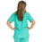 Medline PerforMAX Women's V-Neck Tunic Scrub Top with 2 Pockets - PerforMAX Women's V-Neck 2-Pocket Tunic Scrub Top, Size 5XL, Jade - 839NNT5XL