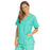 Medline PerforMAX Women's V-Neck Tunic Scrub Top with 2 Pockets - PerforMAX Women's V-Neck 2-Pocket Tunic Scrub Top, Size 5XL, Jade - 839NNT5XL