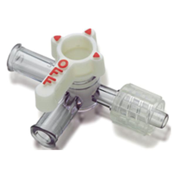 Smiths Medical ASD Stopcock 4-Way Medex Swivel Male Luer Lock 50/Ca