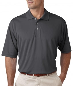 Ultraclub UltraClub Men's Cool & Dry Sport Polo - DBD-UC POLO SHIRT CHARCOAL 3XL - 58415718