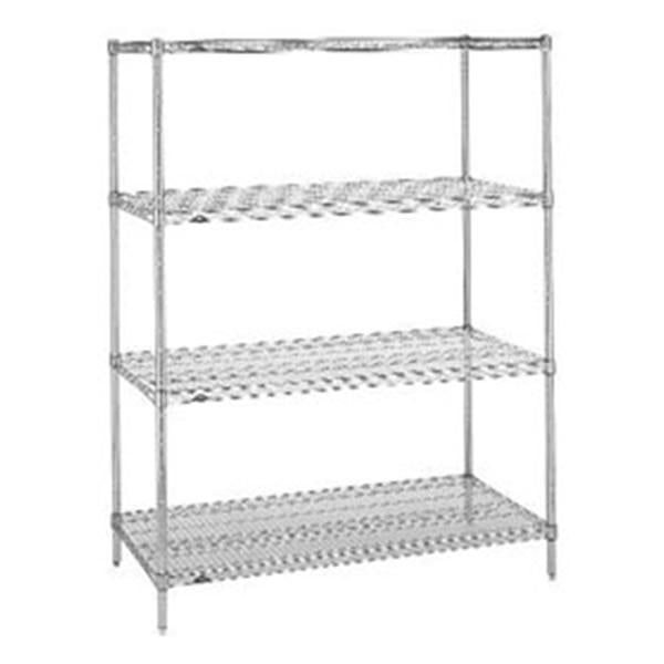 Intermetro Industries Shelf Storage Super Erecta 24x60" Chrome Wire Ea