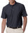 Ultraclub Men's Tonal Striped Cool and Dry Polo - Cool and Dry Elite Tonal Stripe Performance Polo Shirt, Men's, Navy, Size L - 59215315