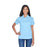 Ultraclub Ladies Cool and Dry Sport Polo - 100% Polyester Cool and Dry Stain-Release Performance Polo Shirt, Women's, Columbia Blue, Size 2XL - 8445L-COLUMBIA BLUE-2XL