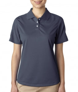 Ultraclub Ladies Cool and Dry Sport Polo - 100% Polyester Cool and Dry Stain-Release Performance Polo Shirt, Women's, Navy, Size 2XL - 59215548