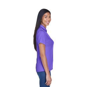 Ultraclub Women's Cool and Dry Stain-Release Performance Polo - 100% Polyester Cool and Dry Stain-Release Performance Polo Shirt, Women's, Purple, Size XL - 8445L PURPLE XL