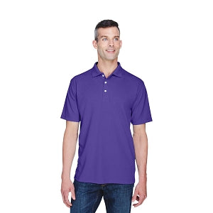 Ultraclub Women's Cool and Dry Stain-Release Performance Polo - 100% Polyester Cool and Dry Stain-Release Performance Polo Shirt, Men's, Purple, Size M - 8445 PURPLE M