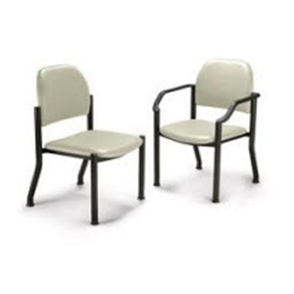 Midmark oration Chair Side 18x19-1/8x17" Steel Tube Frame Ultra Arctic Ea