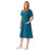 Medline ComfortEase Step-In Scrub Dresses - DBD-DRESS, SCRUB, STEP-IN, 2PKT, CE, CARIB, S - 844JCBS