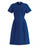 Medline Comfort Ease Scrub Dresses - DBD-DRESS, SCRUB, STEP-IN, 2 PKT, MIDNIGHT, 4 - 844JNT4XL