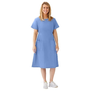 Medline ComfortEase Step-In Scrub Dresses - DBD-DRESS, SCRUB, STEP-IN, 2PKT, CE, CEIL, S - 844JNTS