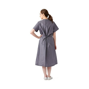 Medline Step-In Scrub Dresses - DBD-DRESS, SCRUB, ANGELSTAT CHARCOAL S - 844JNTS